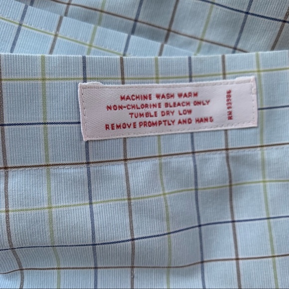 Brooks Brothers | Dress Shirt Non-Iron 15 1/2 34 - Picture 13 of 15